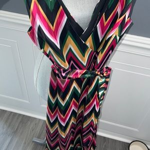 Multi colored cocktail dress
